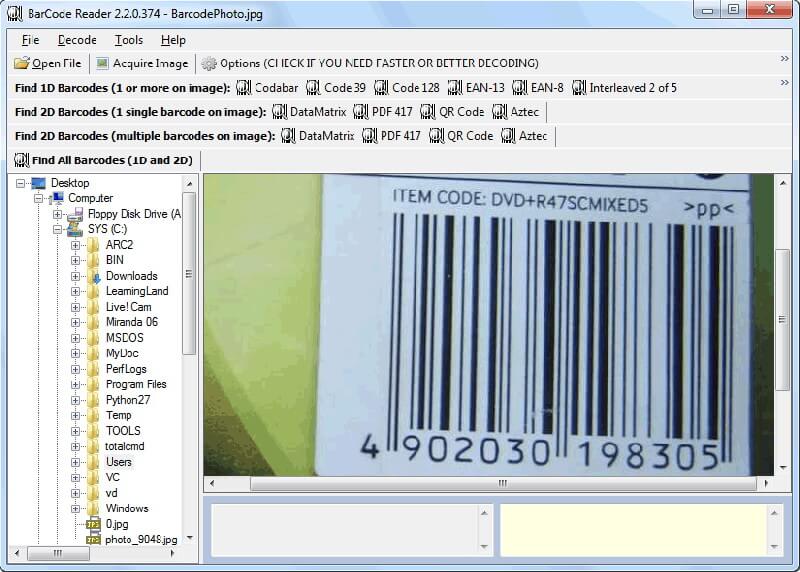 Driver S License Pdf417 Barcode Scanner