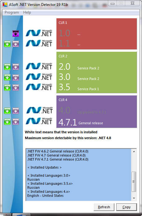 NET Version Detector