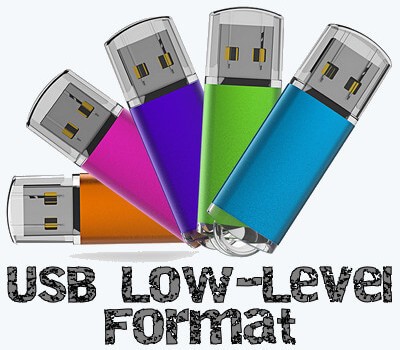 Program for low-level formatting of flash drives
