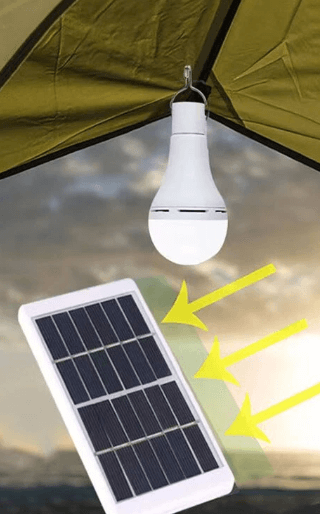 Акумуляторна лампа із сонячною панеллю