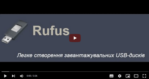 Як створити завантажувальну флешку за допомогою програми Rufus?