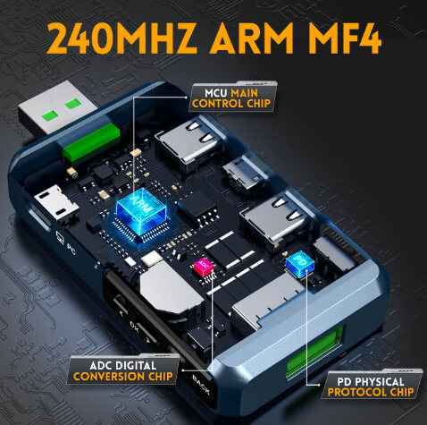 Огляд USB тестера FNIRSI FNB48P