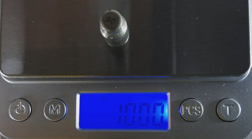 Electronic scales with a load of up to 500 grams