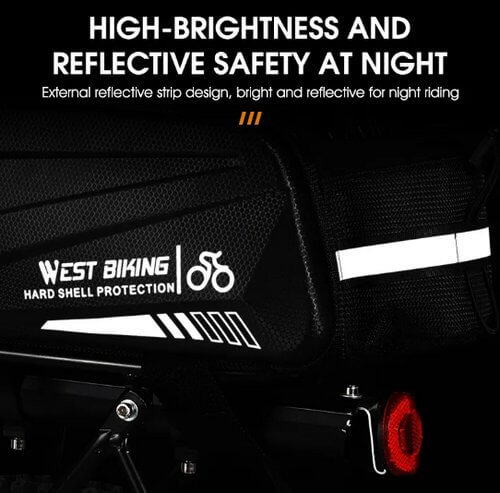 Вологозахищена сумка на багажник велосипеда від West Biking
